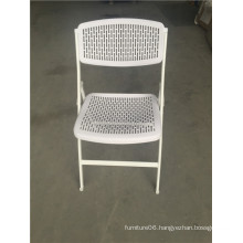 White Color Plastic Foldable Chair